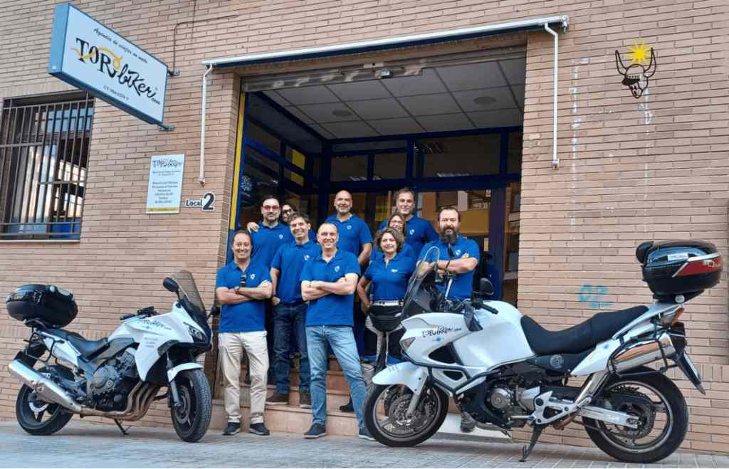 Toro Biker guides leading a motorbike route