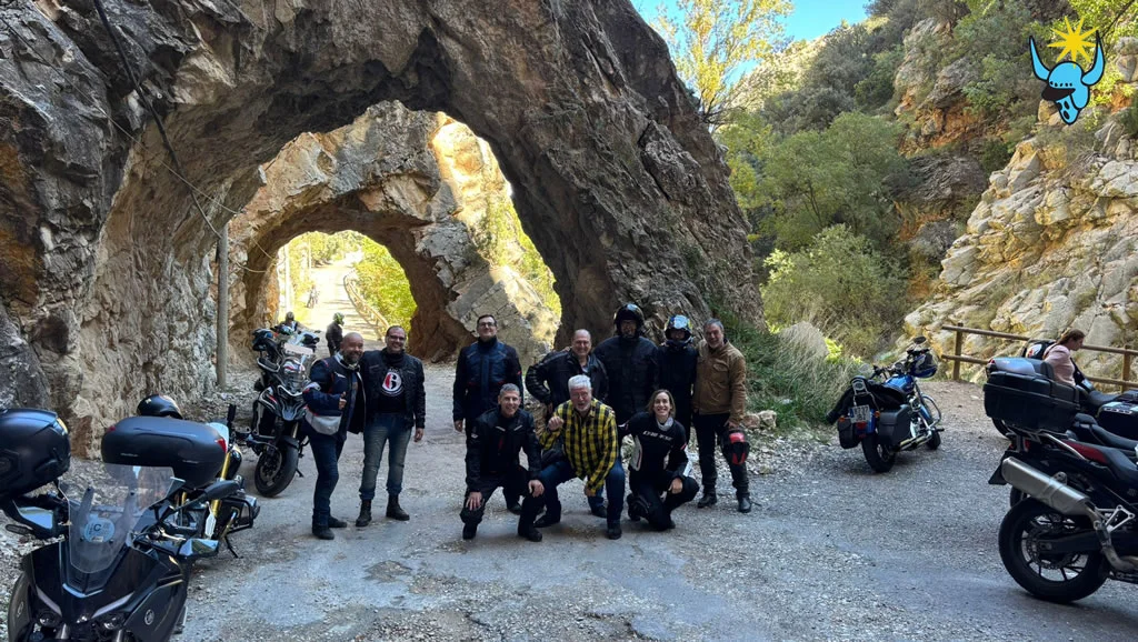 Self-guided motorbike route on Spanish roads